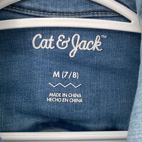 EUC girls size 7/8 denim jacket - Picture 2 of 9